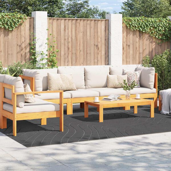 vidaXL Tapetes de &aacute;rea Retangular Antracite 340 x 240 cm