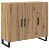 vidaXL Buffet Carvalho Artesanal 90 x 34 x 80 cm Madeira processada