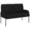 vidaXL Conjuntos de sof&aacute;s 3 pcs Preto 115 x 56 x 80 cm Contraplacado