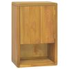 vidaXL Arm&aacute;rio de parede p/ casa de banho 45x30x70 cm teca maci&ccedil;a