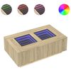 vidaXL Mesa de centro luzes LED Infinity 116x69x40 cm carvalho sonoma