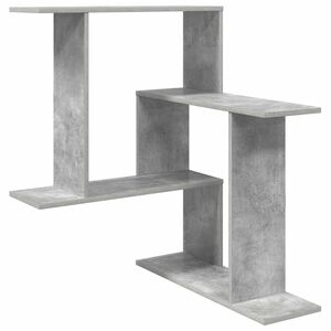 vidaXL Prateleira de Parede Cinzento Cimento 67 x 67 x 87 cm