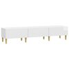 vidaXL Gabinete para TV com gaveta Branco Brilhante 147 x 34,5 x 30 cm