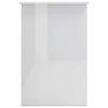 vidaXL Secret&aacute;ria 100x50x76 cm contraplacado branco brilhante