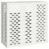 vidaXL Capa de Ar Condicionado Branco 110 x 50 x 105 cm Aço