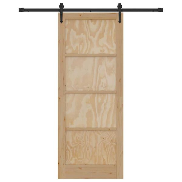 vidaXL Porta Deslizante ORKDAL Castanho 83 x 211 cm