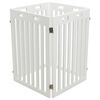 TRIXIE Barreira de seguran&ccedil;a para c&atilde;es 4 partes MDF 60-160 cm branco
