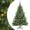 vidaXL &Aacute;rvore de Natal Artificial com 150 LEDs Verde 120 cm PE e PVC