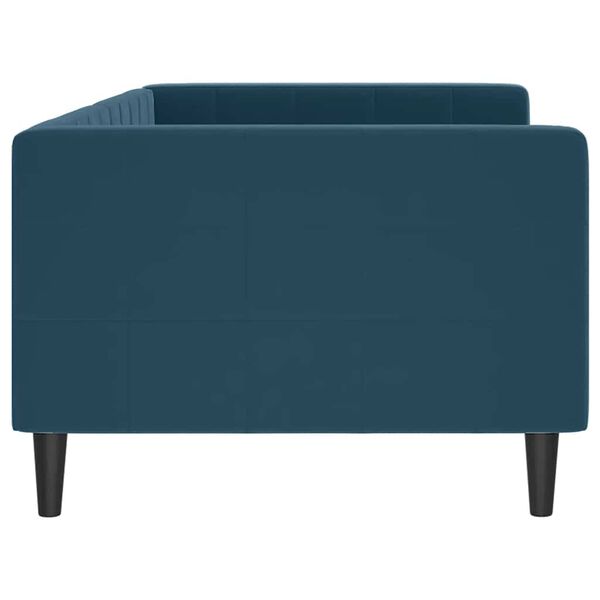 vidaXL Sof&aacute;-cama 90x200 cm veludo azul