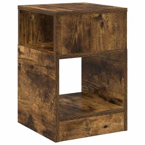 vidaXL Mesa de apoio Carvalho Defumado 30,5 x 30 x 45 cm