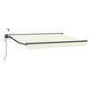 vidaXL Toldo Retr&aacute;til El&eacute;trico Creme e Antracite 3 x 2,5 m