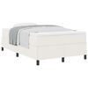 vidaXL Cama Box Creme 120 x 190 cm Tecido de Veludo Cotele