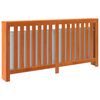 vidaXL Cobertura de radiador 169x19x84 cm pinho maci&ccedil;o castanho cera