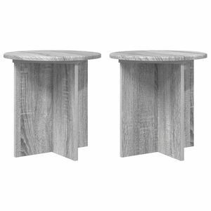 vidaXL Suporte para Plantas 2 unid. Sonoma Cinzento 40 x 40 x 40 cm