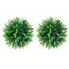 vidaXL Bolas artificiais de buxo com luzes LED 2 pcs verde 20 cm