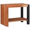 vidaXL Estante Castanho 50 x 30 x 40 cm Madeira S&oacute;lida de Ac&aacute;cia