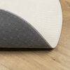 vidaXL Tapete de pelo curto IZA visual escandinavo &Oslash; 80 cm cor creme