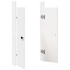 vidaXL Porta de Cozinha MEPPEL 2 pcs Branco 50 x 9 x 82 cm
