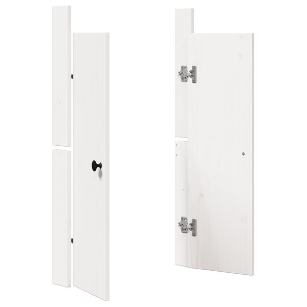 vidaXL Porta de Cozinha MEPPEL 2 pcs Branco 50 x 9 x 82 cm