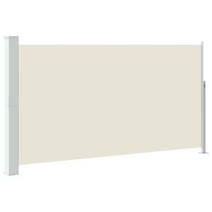 vidaXL Toldo lateral retr&aacute;til para p&aacute;tio 170x300 cm creme