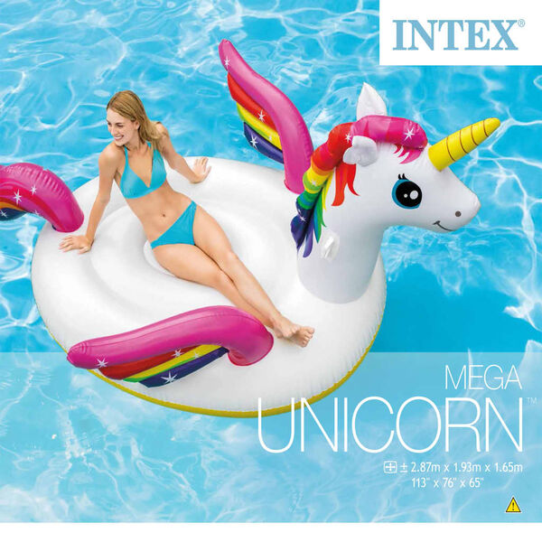 Intex B&oacute;ia de piscina Mega Unicorn Island 57281EU