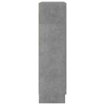 vidaXL Estante 82,5x30,5x115 cm contraplacado cinzento cimento