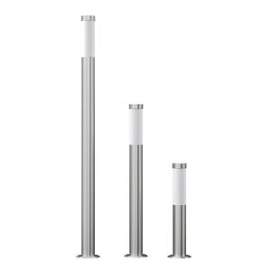 RVS Candeeiro de p&eacute; E27 230V, 3 p&ccedil;s
