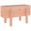 vidaXL Vaso/floreira de jardim 62x30x38 cm madeira de douglas maci&ccedil;a