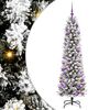 vidaXL &Aacute;rvore de Natal Artificial Branco 180 cm PVC, Metal e Pl&aacute;stico