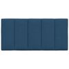 vidaXL Almofadão de cabeceira Hanko 100 cm tecido azul