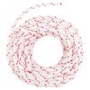 vidaXL Cabo de arranque Ø4 mm 10 m nylon branco e vermelho