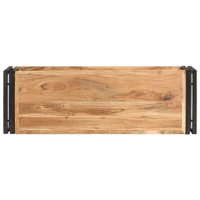 vidaXL Móvel de TV 90x30x40 cm madeira de acácia maciça