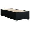 vidaXL Estrutura de cama sem colch&atilde;o 90x200 cm tecido preto