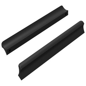 vidaXL Cabo 2 pcs Preto 106 x 7,4 x 15,5 mm Alum&iacute;nio