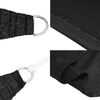 vidaXL Para-sol estilo vela 160 g/m&sup2; 2,5x3,5 m PEAD preto