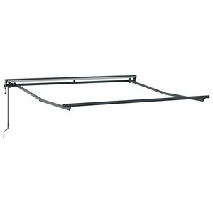 vidaXL Estrutura de Toldo Ajust&aacute;vel Antracite 3 x 2,5 m A&ccedil;o