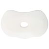 vidaXL Travesseiro para o Pesco&ccedil;o Cor s&oacute;lida Branco 53 x 35 x 11 cm