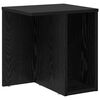 vidaXL Mesa de apoio Carvalho Preto 37 x 32 x 40 cm