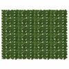 vidaXL Tela de Varanda com Folhas Verde 200 x 150 cm