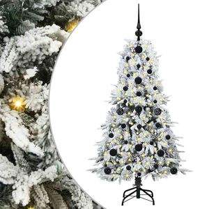 vidaXL &Aacute;rvore de Natal Articulada Artificial Branco 120 cm PE e PVC