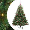vidaXL &Aacute;rvore de Natal Artificial Verde 120 cm PE e PVC