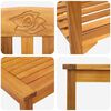 vidaXL Conjunto de Lounge Rosa do Jardim 3 pcs Natural