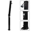 vidaXL Chuveiro solar dobr&aacute;vel 214 cm 23 L preto