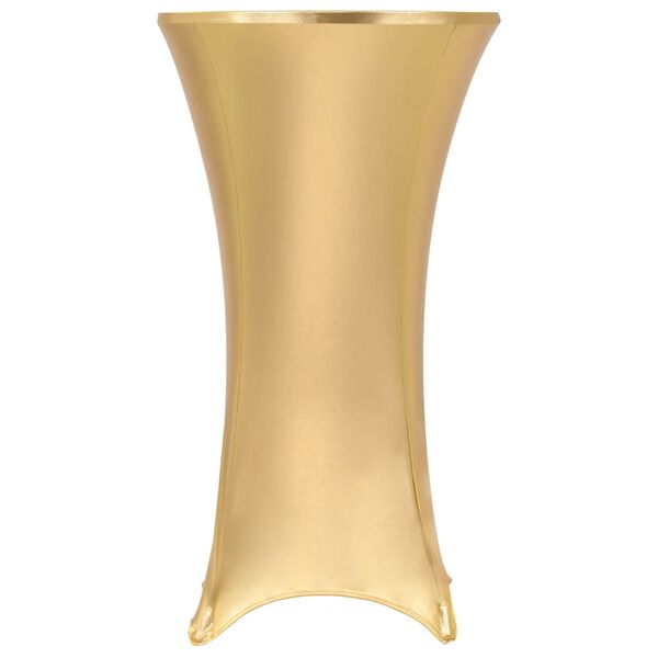 vidaXL 2 pcs capas extens&iacute;veis para mesa 70 cm dourado