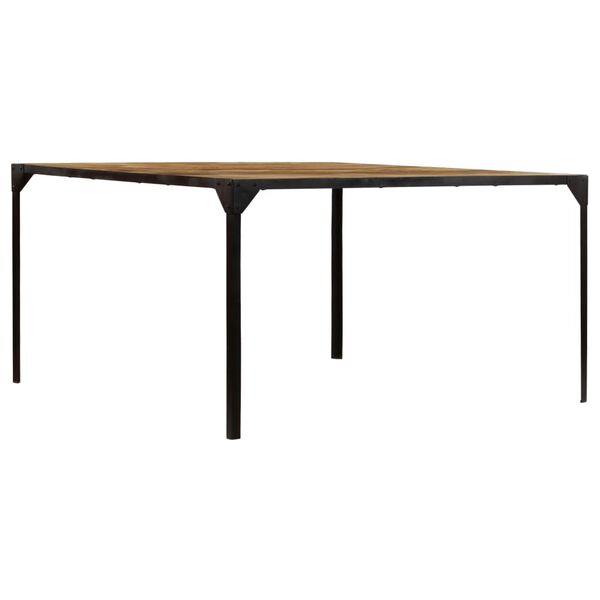 vidaXL Mesa de jantar madeira de mangueira maci&ccedil;a 140x140x76 cm