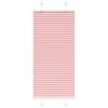vidaXL Rosa Plissada Cega 55x150 cm Largura Tecido 54,4 cm Poli&eacute;ster
