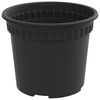 vidaXL Vaso Redondo para Flores 24 pcs Preto &Oslash; 12,5 x 10 cm Pl&aacute;stico