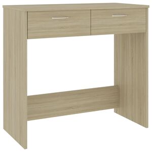 vidaXL Secret&aacute;ria 80x40x75 cm derivados de madeira carvalho sonoma