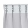 vidaXL Cortinas Blackout com Argolas 2 pcs Cinza Claro 140 x 140 cm