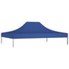 vidaXL Teto para tenda de festas 4,5x3 m 270 g/m&sup2; azul